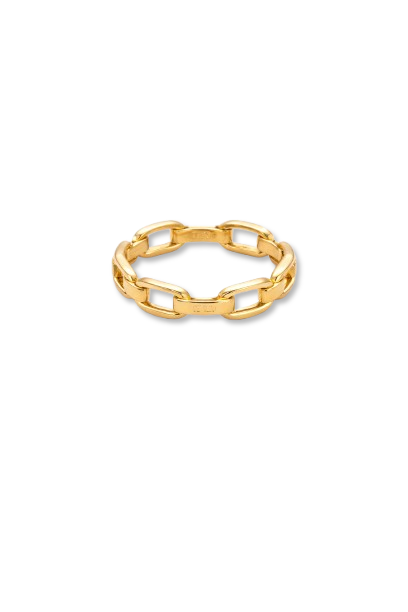 Gold Chain Link Ring