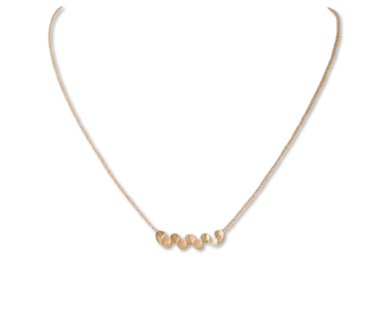 Solace Wave Bar Necklace
